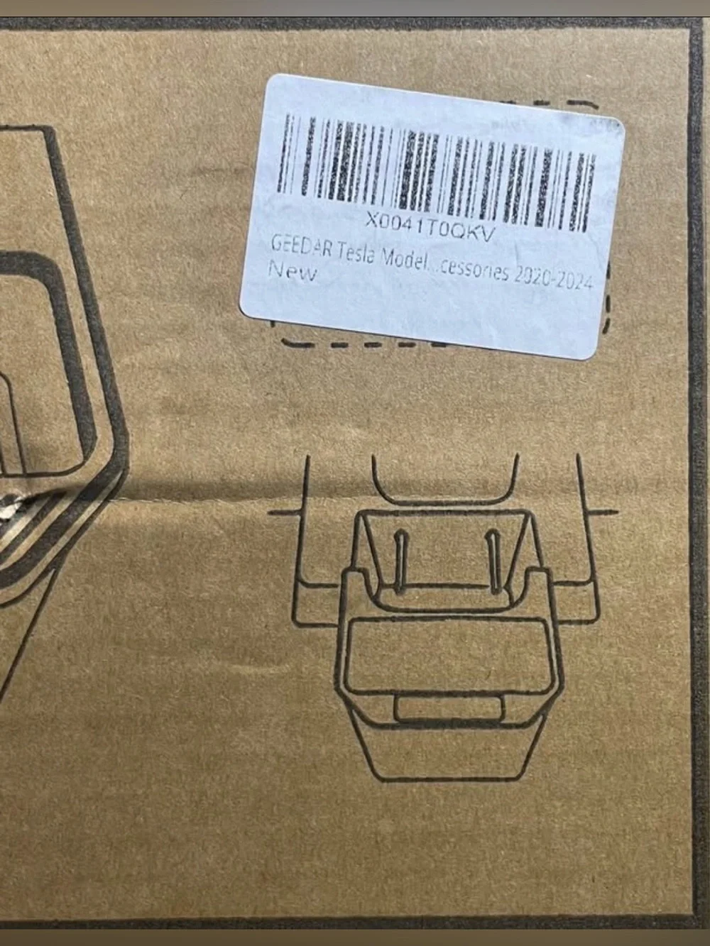 GEEDAR Tesla SUV Model Y Rear Console Storage Organizer/Trash Bin 2020-2024